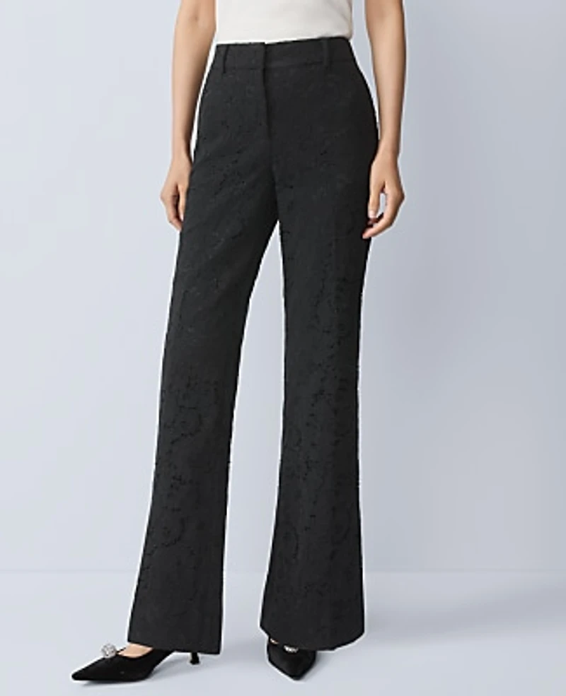 Ann Taylor The Jayne Trouser Lace Black Women's