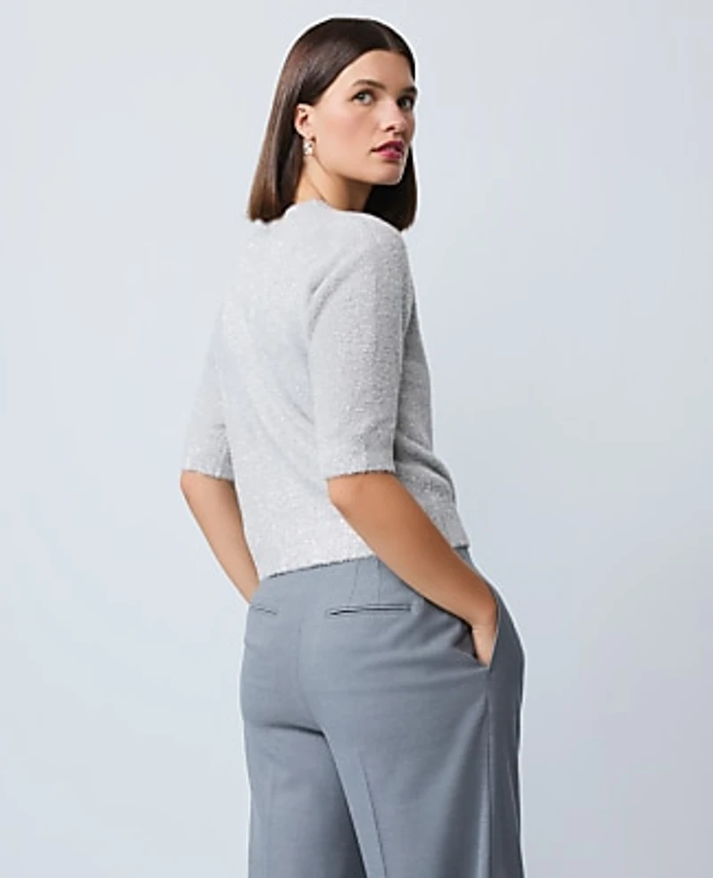 Ann Taylor Metallic Sweater T-Shirt Women's
