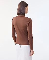 Ann Taylor Draped Wrap Blouse French Press Women's