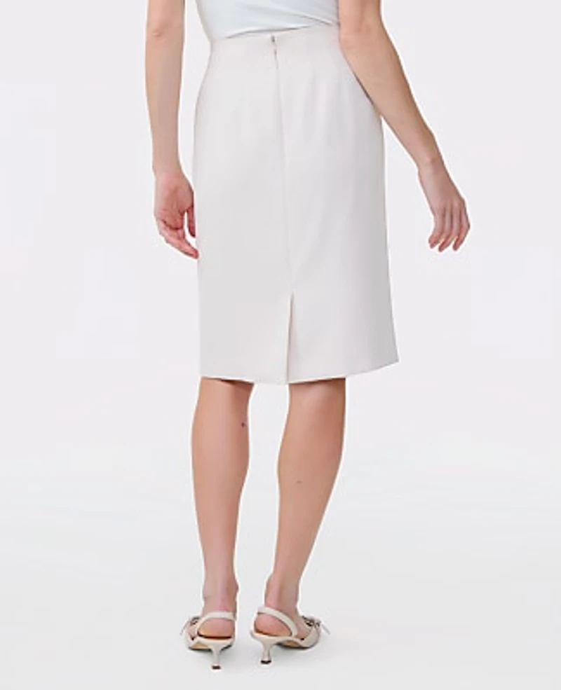 Ann Taylor The Pocket Midi Skirt Fluid Crepe Women's