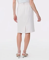 Ann Taylor The Pocket Midi Skirt Fluid Crepe Women's