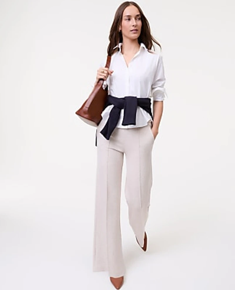 Ann Taylor Fitted Button Down Shirt Size 00 White Women's