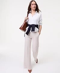 Ann Taylor Fitted Button Down Shirt Size 00 White Women's