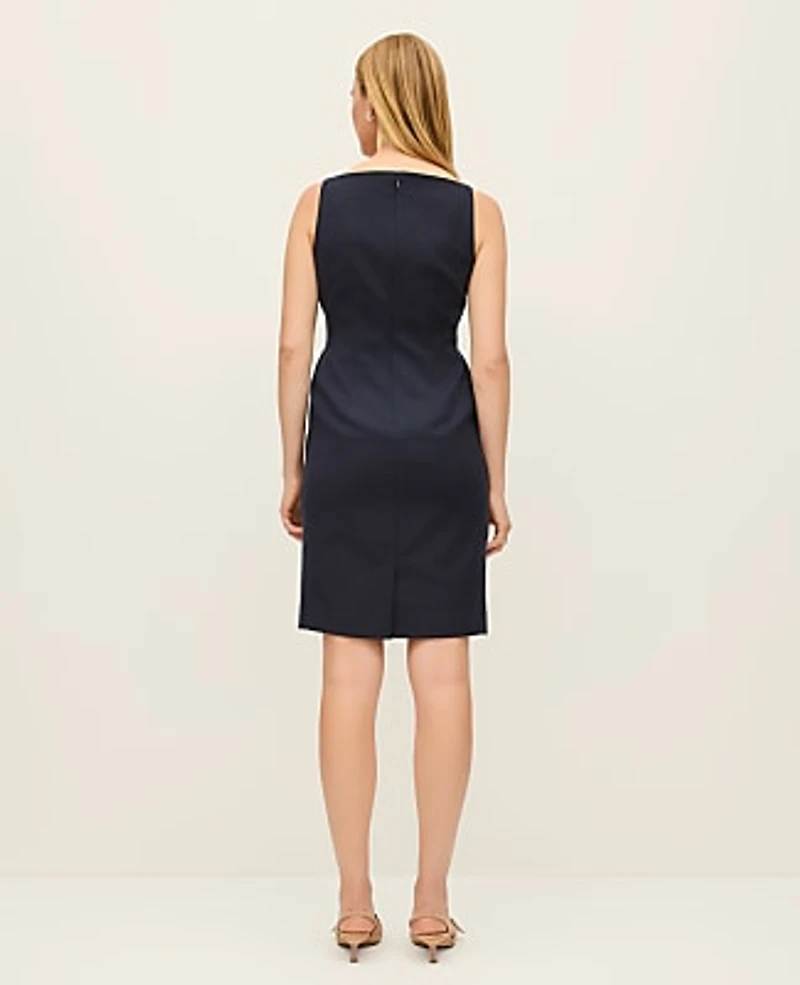 Ann Taylor Boatneck Sheath Dress Women's