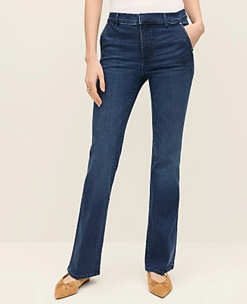 Ann Taylor The Boot Jean Classic Mid Wash Women's