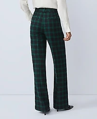 Ann Taylor The Petite Jayne Trouser Plaid Rainforest Women's