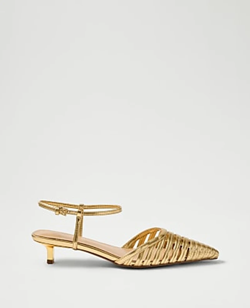 Ann Taylor Kitten Heel Pump Women's