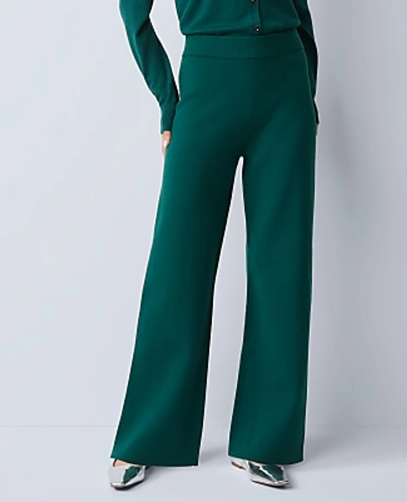 Ann Taylor The Wide-Leg Sweater Pant Women's