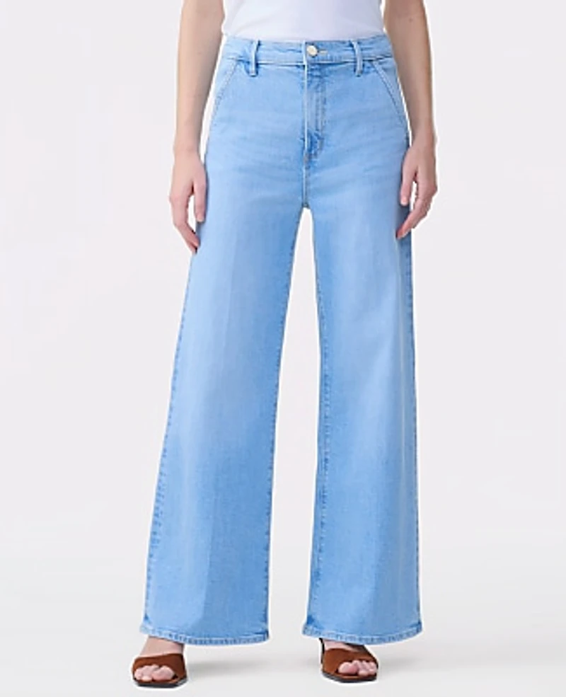 Ann Taylor The Petite Denim Trouser Light Wash Indigo Women's