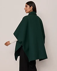 Ann Taylor Buttoned Trench Cape Pine Grove Women's