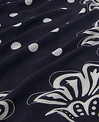Ann Taylor Floral Scarf Night Sky Women's