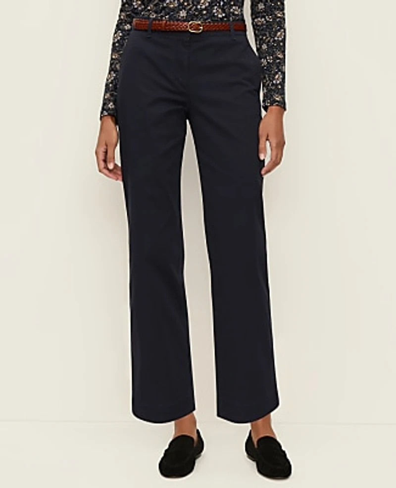 Ann Taylor Weekend Belted Ankle Pant Women's