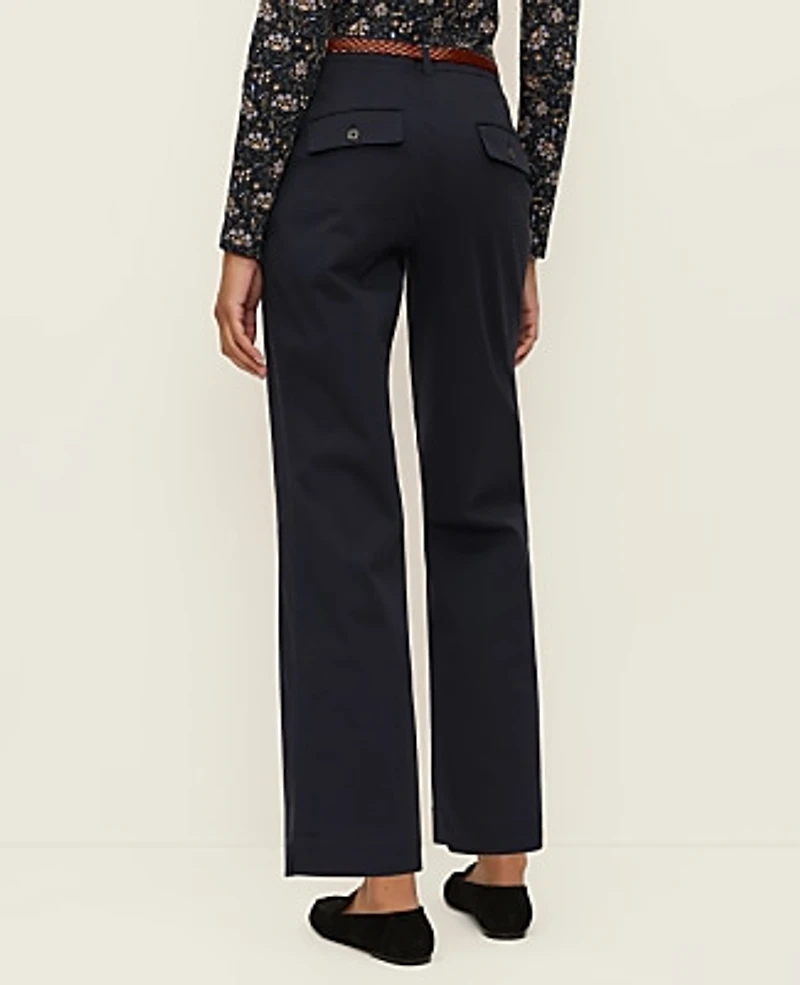 Ann Taylor Weekend Belted Ankle Pant Women's