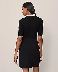 Ann Taylor Pocket Skirt Ponte Black Women's