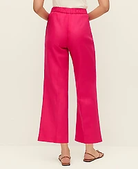 Ann Taylor The Petite Flare Ankle Pant Linen Blend Women's