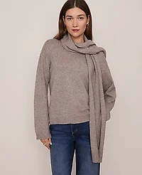 Ann Taylor Petite Weekend Scarf Sweater Women's