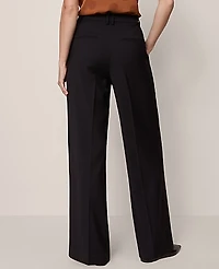 Ann Taylor The Petite Side Button Wide-Leg Pant Women's
