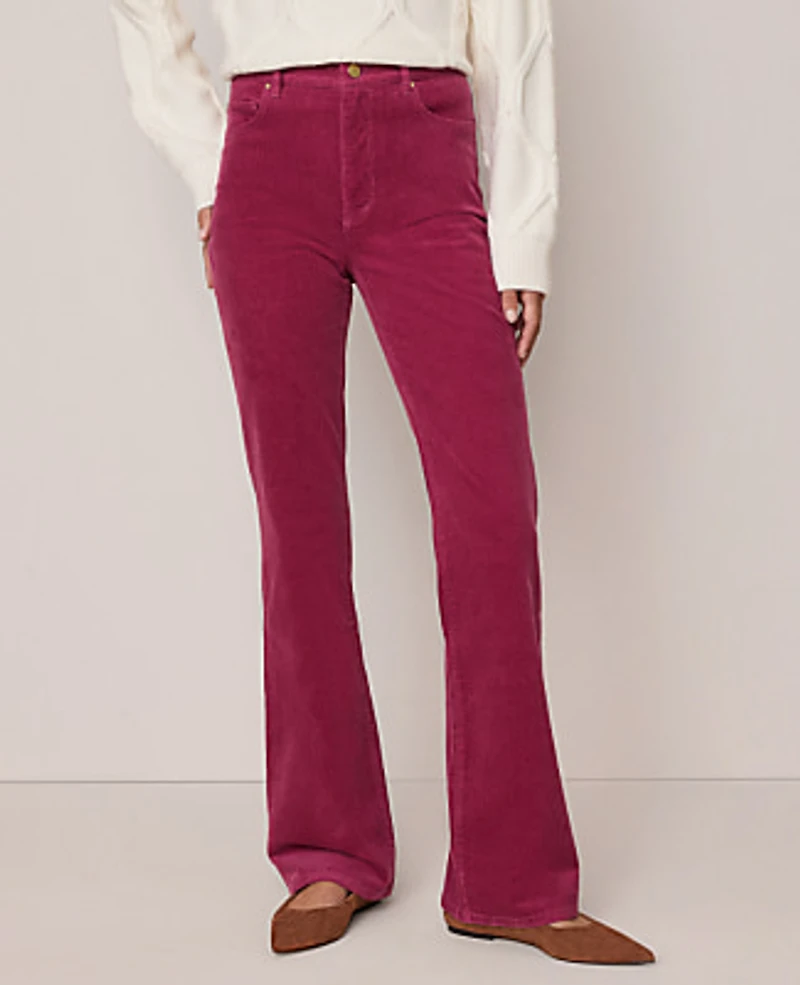 Ann Taylor Petite Weekend Boot Corduroy Pant Women's