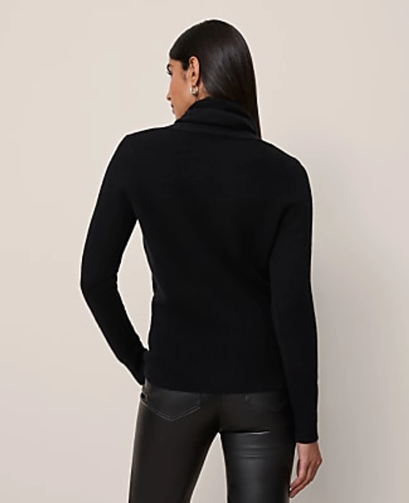 Ann Taylor Petite Cashmere Shawl Collar Sweater Women's