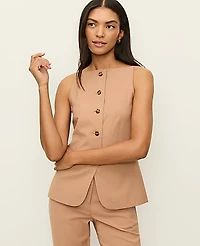 Ann Taylor Boatneck Vest Women's