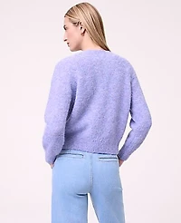 Ann Taylor Weekend Cozy Crew Neck Cardigan Women's