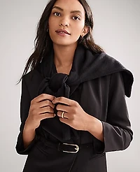 Ann Taylor The Belted Blazer Fluid Crepe Women's