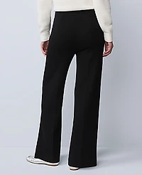 Ann Taylor Petite Weekend Easy Wide-Leg Pant CloudPlush Women's