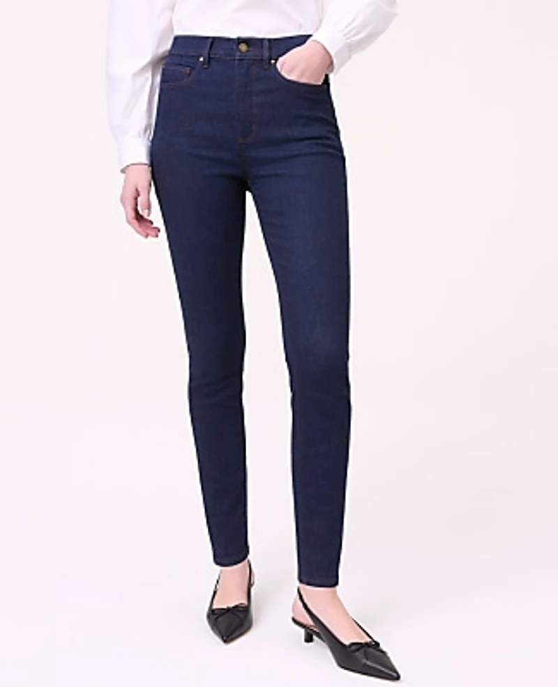 Ann Taylor The Skinny Jean Size 4 Classic Rinse Wash Women's
