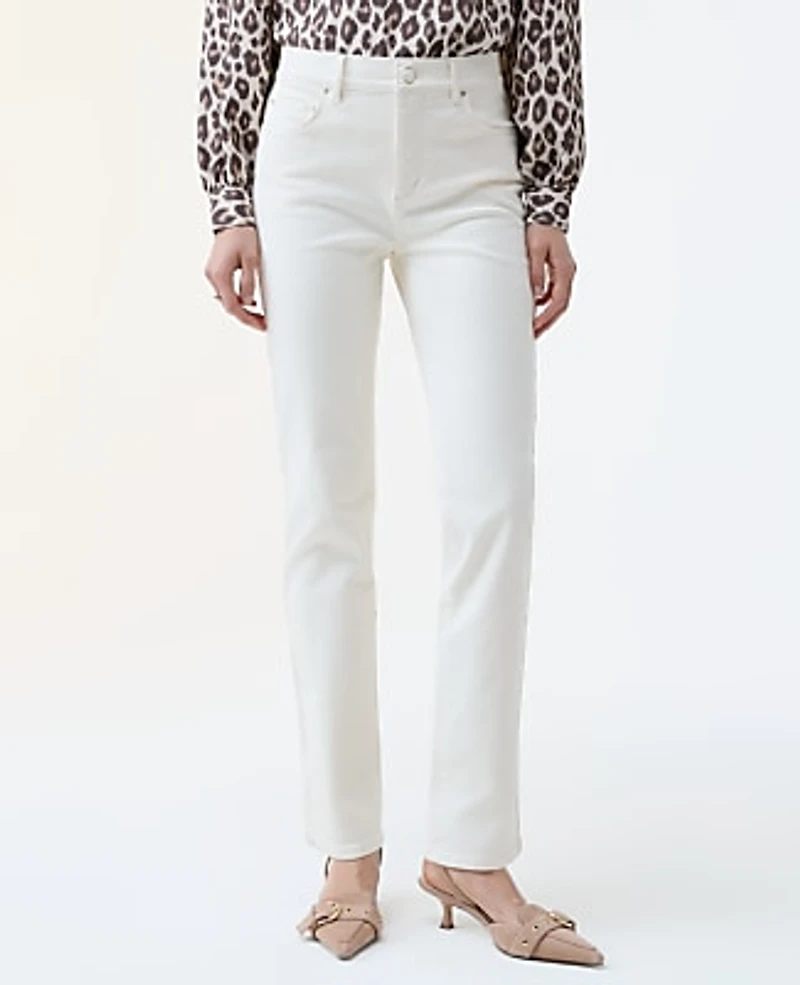 Ann Taylor The Slim Jean Ivory Women's