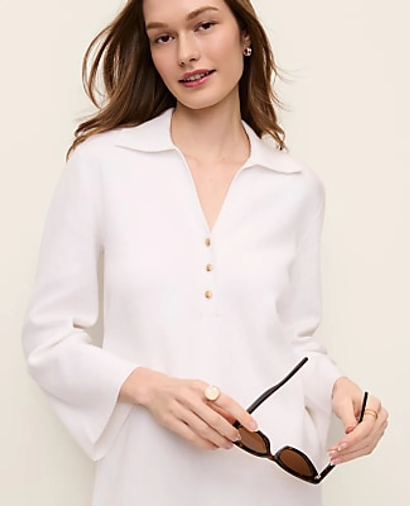 Ann Taylor Collared Shift Dress Women's