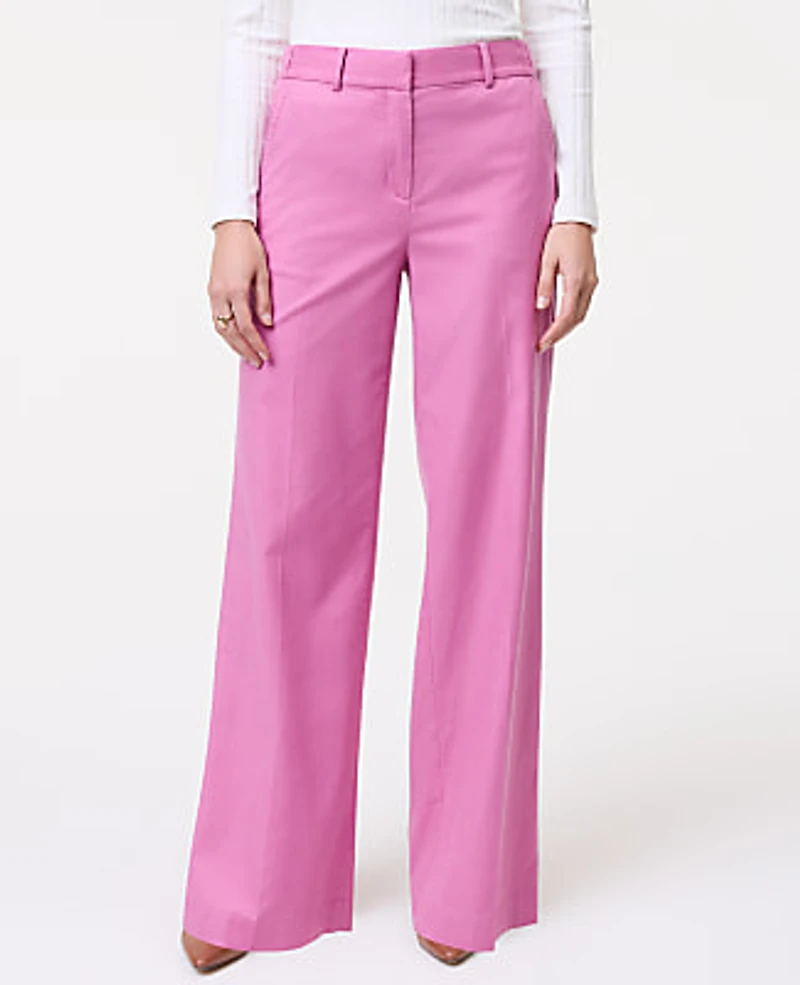 Ann Taylor Weekend Everyday Wide-Leg Pant Women's