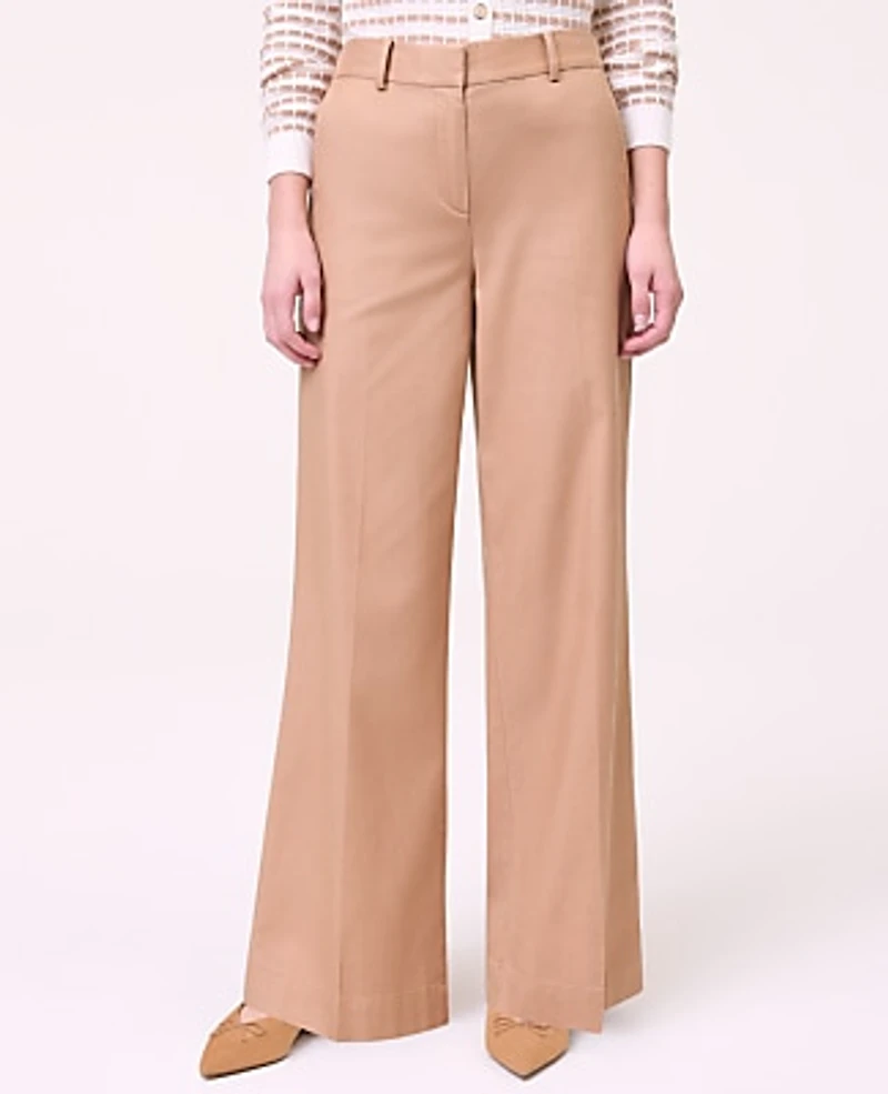 Ann Taylor Weekend Everyday Wide-Leg Pant Women's