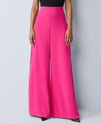 Ann Taylor The Petite Statement Palazzo Pant Electric Pink Women's