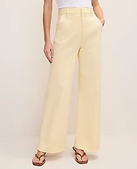 Ann Taylor The Denim Trouser Lemon Pavlova Women's