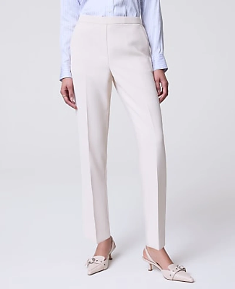 Ann Taylor The Petite Relaxed Ankle Pant Fluid Crepe Women's