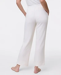 Ann Taylor Wide-Leg Lounge Pants Heather Women's