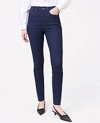 Ann Taylor The Petite Skinny Jean Size 00 Classic Rinse Wash Women's