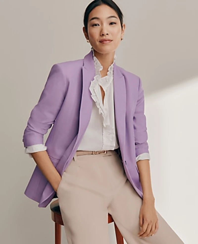 Ann Taylor The Longline Blazer Bi-Stretch Twill Women's