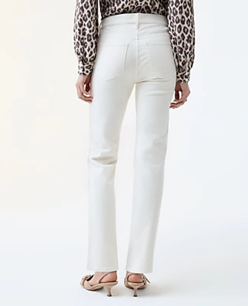Ann Taylor The Petite Slim Jean Ivory Women's