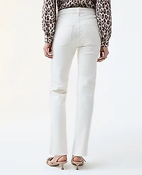 Ann Taylor The Petite Slim Jean Ivory Women's