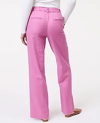 Ann Taylor Petite Weekend Everyday Wide-Leg Pant Size 10 Dusty Mauve Women's