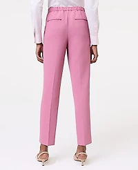 Ann Taylor The Relaxed Ankle Pant in Fluid Crepe Size 6 Smokey Rose Women's