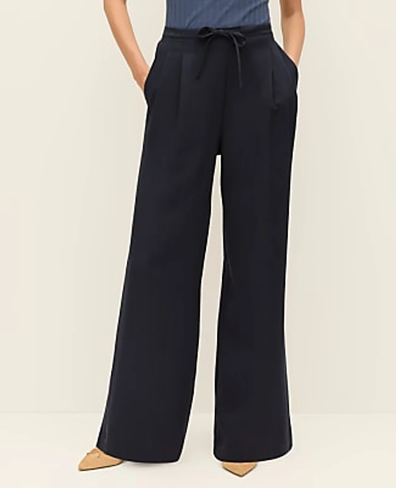 Ann Taylor Weekend Easy Fit Wide-Leg Pant Women's