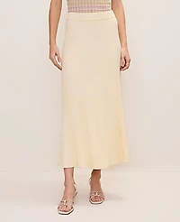 Ann Taylor Ribbed Midi Sweater Skirt Women's