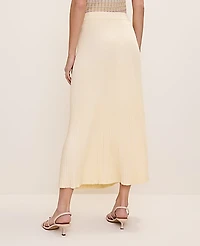 Ann Taylor Ribbed Midi Sweater Skirt Women's
