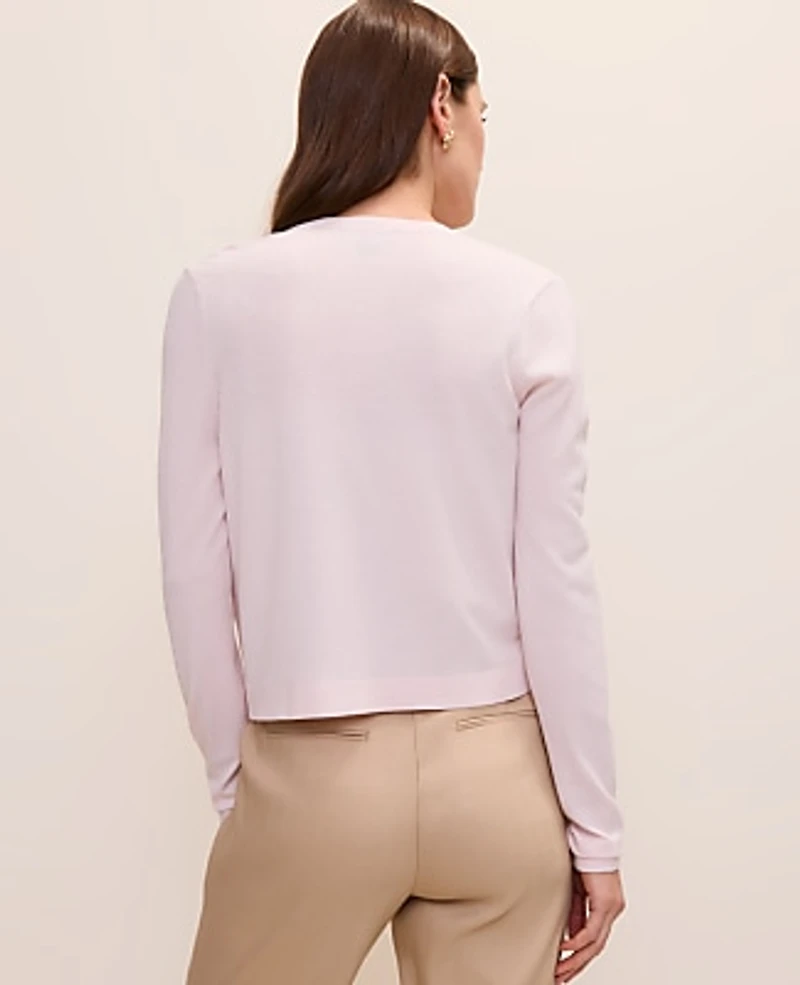 Ann Taylor Open Crop Cardigan Women's