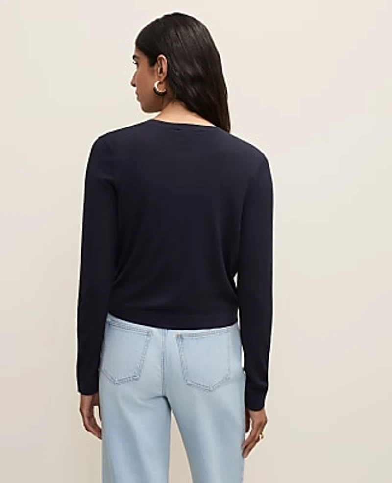 Ann Taylor Open Crop Cardigan Women's