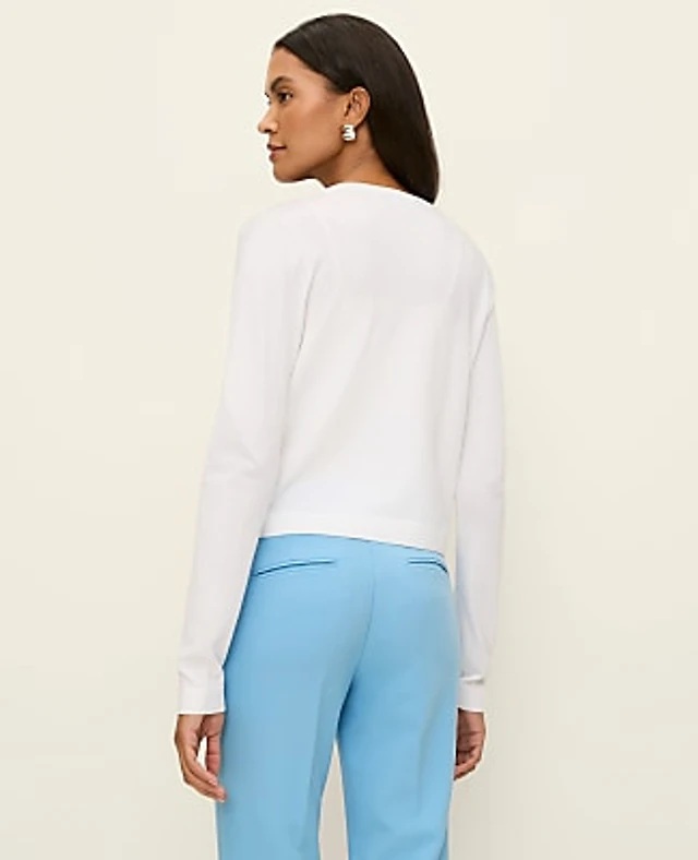 Ann Taylor Open Crop Cardigan Women's