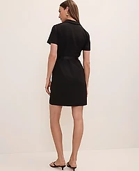 Ann Taylor Collared Belted Shirtdress Women's