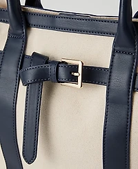 Ann Taylor Belted Canvas Tote Women's